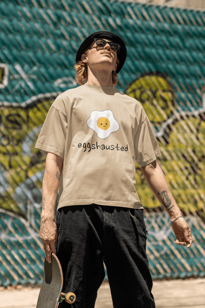 Eggshausted (Unisex Oversized Fit)